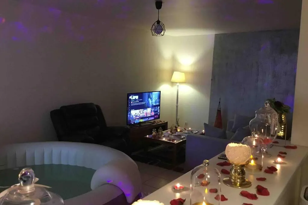 Cosy Private Jacuzzi Spa Apartment In Paris